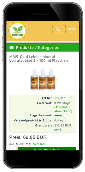 Shop Produktseite