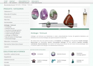 Shop Kategorie-Seite