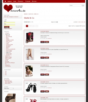 Shop Kategorieseite